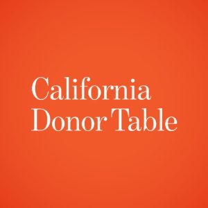 California Donor Table